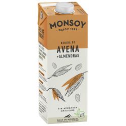 Bebida de Avena y Almendras Sin Azucar Bio