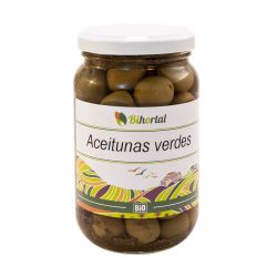 Aceitunas Verdes Aliñadas BIO