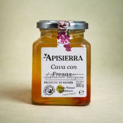 Mermelada de Cava con Fresas Apisierra