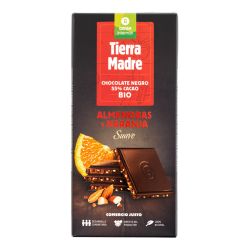 Chocolate Negro 55% Almendras y Naranja BIO